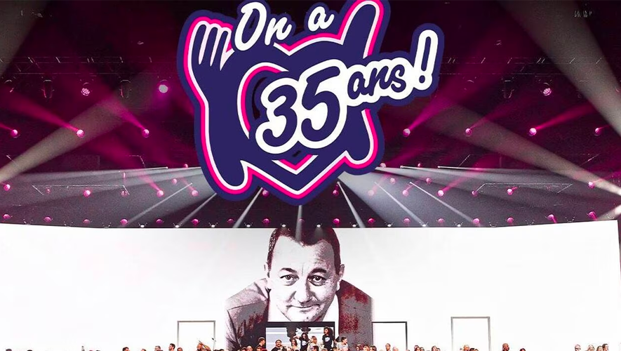 A une semaine de la diffusion du show des 35 ans des "Enfoirés" sur TF1, les stars se mobilisent