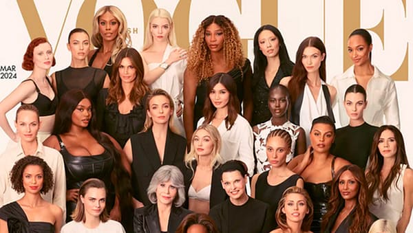 Pour le départ du rédacteur en chef de "British Vogue", 40 stars de la mode posent en Une